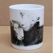 Jo McGrath Bone China Mug-FIELD MATES